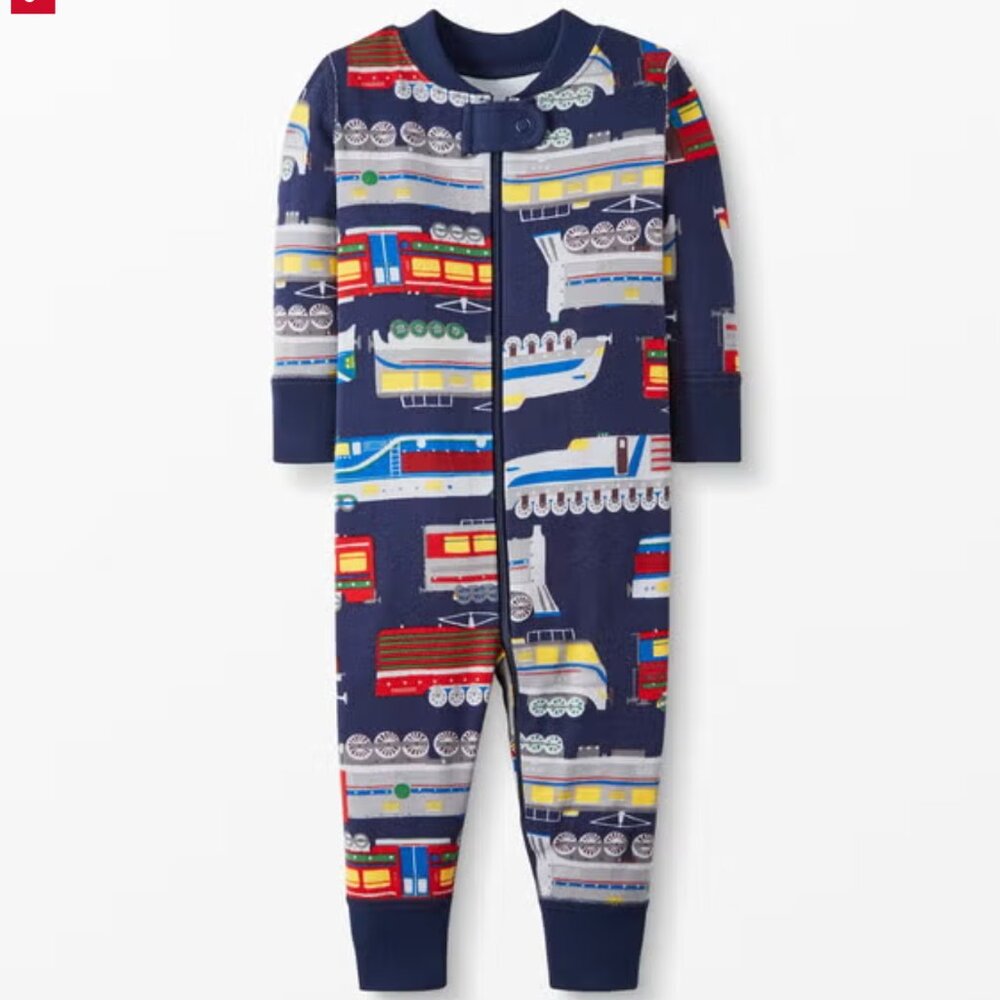 Hanna Andersson Night Night Sleeper Zip Up Pajamas